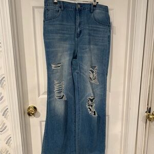 SO high rise wide leg jeans NWT sz 17/31” inseam